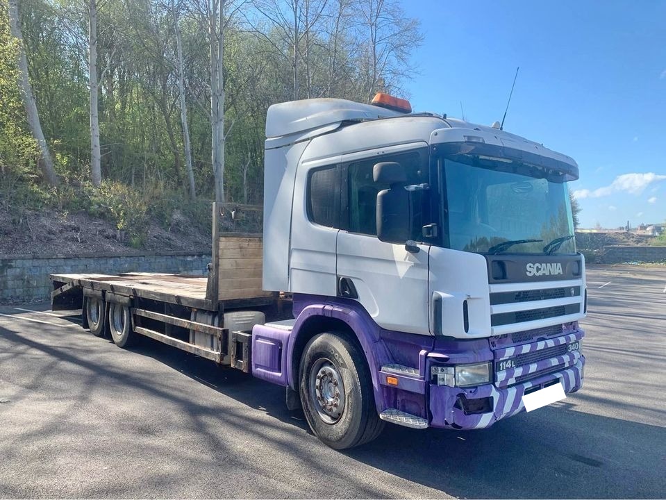 SCANIA 114 340 10 tyre beavertail 2002